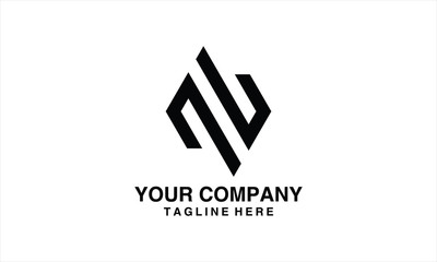 Letter N logo design