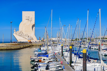 Monument of the Discoveries (Padrão dos Descobrimentos), a monument in Belém, Lisbon, Portugal