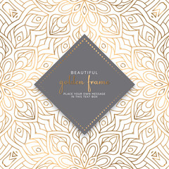 luxury ornamental mandala design background