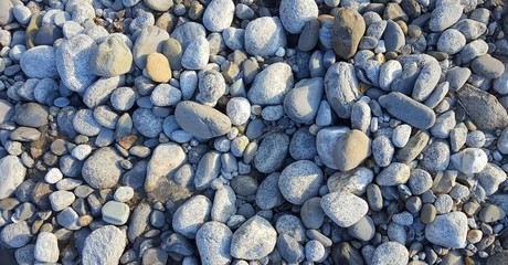 pebbles on the beach