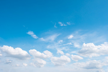 Naklejka na ściany i meble Beautiful blue sky with cloud for nature background.