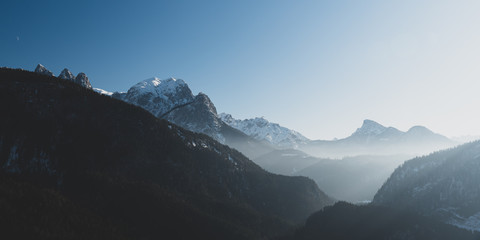Morgenhimmel &uuml;ber den &Ouml;stereichischen Alpen