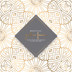 luxury ornamental mandala design background