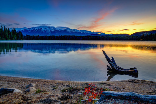 Anette Lake, Jasper Alberta Kanada travel destination