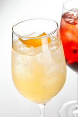 Peach Spritz cocktail