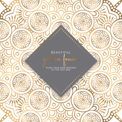 luxury ornamental mandala design background