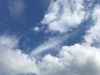 Obraz premium blue sky with clouds