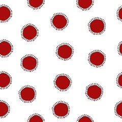  coronavirus logo or COVID-19 seamless repeating pattern background, illustration virus coronavirus 2019-nCoV on white background, Covid 19