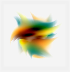 Liquid fluid color splashes abstract background, bright colorful shapes. Techno futuristic vector abstract background For Wallpaper, Banner, Background, Card, Book Illustration, landing page