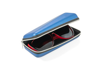 Sunglasses in a case