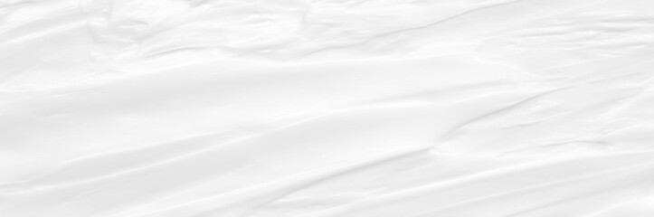 Cream texture for skin nourishment for good skin health Lotion Cosmetics Full frame Background Abstract texture Longitudinal Panorama High resolution.