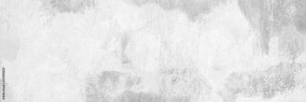 Poster cement wall floor high resolution white and gray panorama full frame abstract texture background.