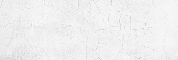 Full Frame Panorama Wall Background High Resolution on White Gray Cement Abstract texture.