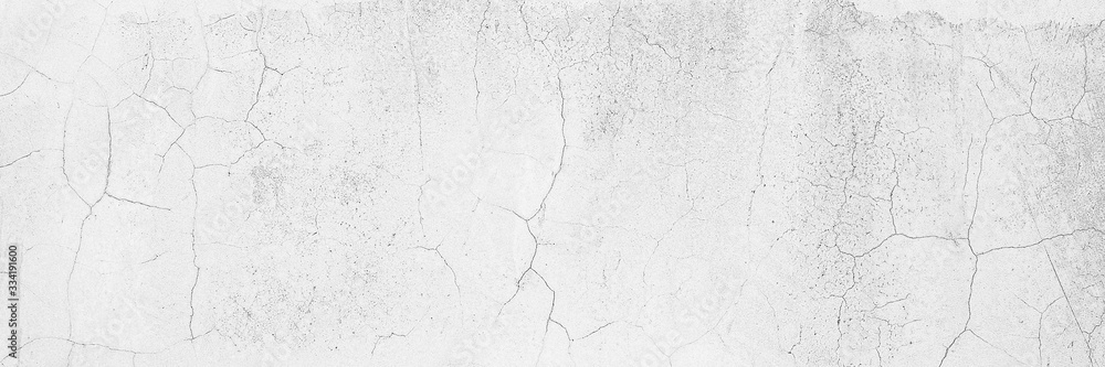 Poster full frame panorama wall background high resolution on white gray cement abstract texture.