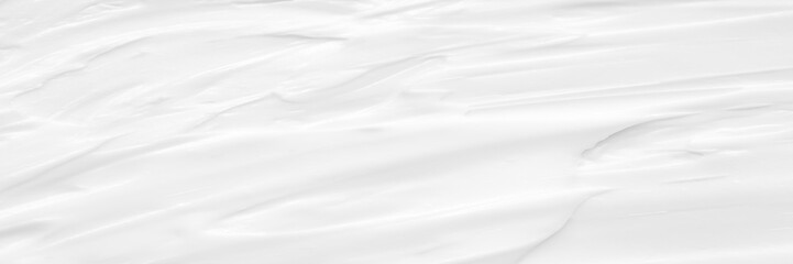 Obraz premium Kremowa konsystencja do odżywiania skóry dla dobrego zdrowia skóry Lotion Kosmetyki Pełna klatka Tło Abstrakcyjna tekstura Panorama podłużna Wysoka rozdzielczość.