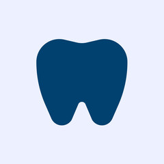 Tooth icon. Vector illustration.