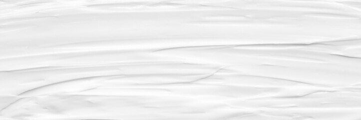 Obraz premium Cream texture for skin nourishment for good skin health Lotion Cosmetics Full frame Background Abstract texture Longitudinal Panorama High resolution.