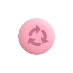 Recycling -  Modern App Button