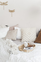 bed in  room