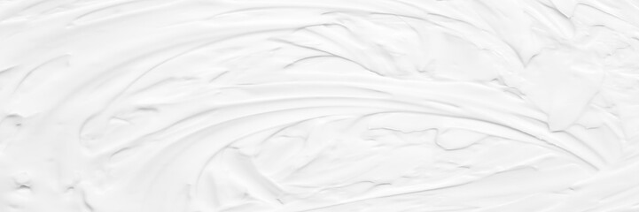 Fototapeta na wymiar Cream texture for skin nourishment for good skin health Lotion Cosmetics Full frame Background Abstract texture Longitudinal Panorama High resolution.