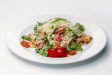healthy food on a white background