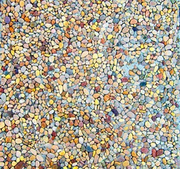 Multi Colored Rounded Pebbles Background