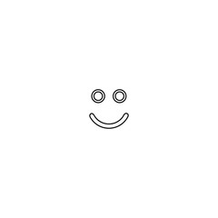 Smile icon. Message emoji button. Theater mask symbol