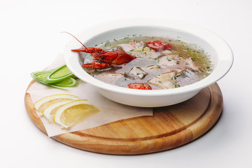 soup in a bowl with cancer