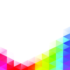 Colorful Grid Mosaic Background, Creative Design Templates