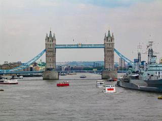 London Bridge over the Thames