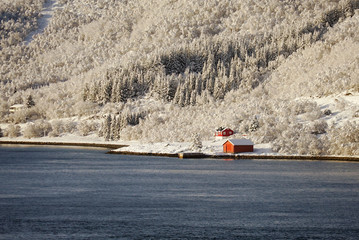 Tjeldsundbrua in Steinsland, Norway