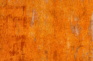 Obraz premium Rust red spots on old weathered metal surface