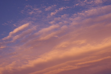 Coucher de soleil sur la mer morte, Jordanie