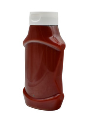 Ketchup Flasche geschlossen seitlich von Vorne