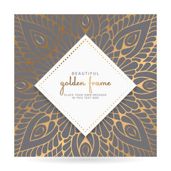 luxury ornamental mandala design background