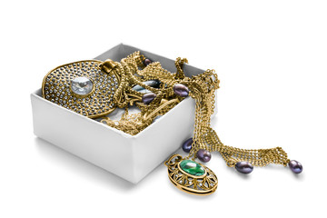Jewels in a box