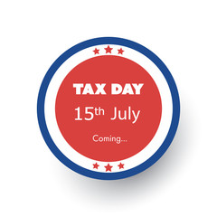 IRS Tax Day Is Coming - Design Template - USA New Tax Deadline: 15th July
