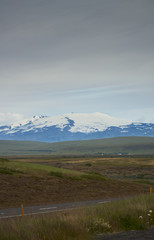 Mountain view in iceland
