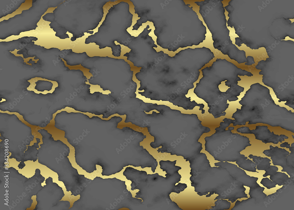 Poster marble with golden texture background. seamless pattern. beautiful abstract marble pattern with high