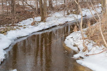 Wequiock Creek forms Wequiock Falls on the Niagara Escarpment.