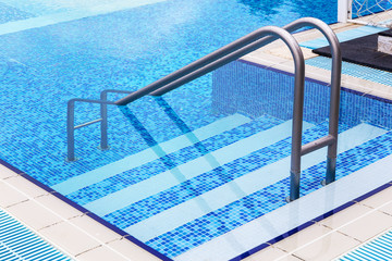 Ladder of swimming pool