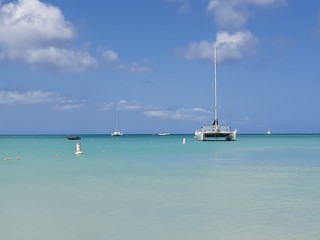 Obraz premium yacht in the sea