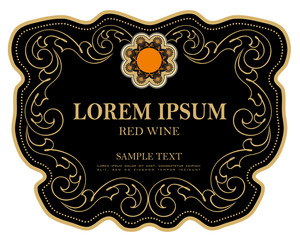 WINE LABEL ITALIAN FOOD AND DRINKS DECORATIVE STICKER FOR AMARONE, PROSECCO, CHIANTI, VALPOLICELLA,PRIMITIVE AND SPARKLING WINE