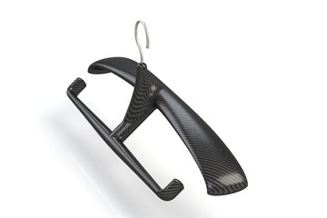 Hanger for drying a wetsuit on a white background. 3D render