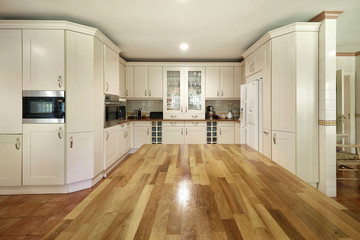 Rustic modern house interior kitchen
