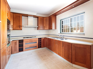 Interior kitchen of modern contemporary house