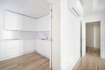 Interior kitchen of modern contemporary house