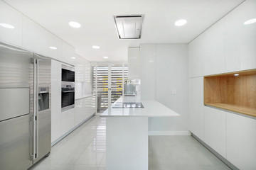 Interior kitchen of modern contemporary house