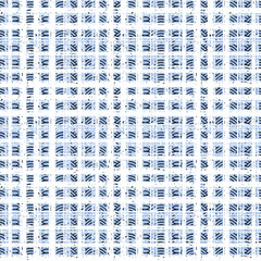 art striped, dip dye Seamless tie-dye pattern of indigo color on white silk. Hand painting fabrics - nodular batik. Shibori dyeing. 