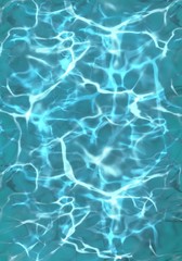 Ilustración de agua clara resplandeciente